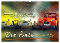 Die Ente - Citroën 2CV (Wandkalender 2025 DIN A2 quer), CALVENDO Monatskalender