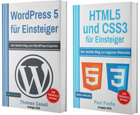 WordPress 5 für Einsteiger + HTML5 und CSS3 für Einsteiger (Taschenbuch)