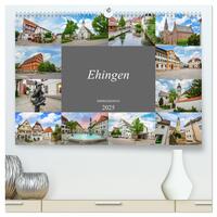Vorderes Coverbild Ehingen Impressionen (hochwertiger Premium Wandkalender 2025 DIN A2 quer), Kunstdruck in Hochglanz