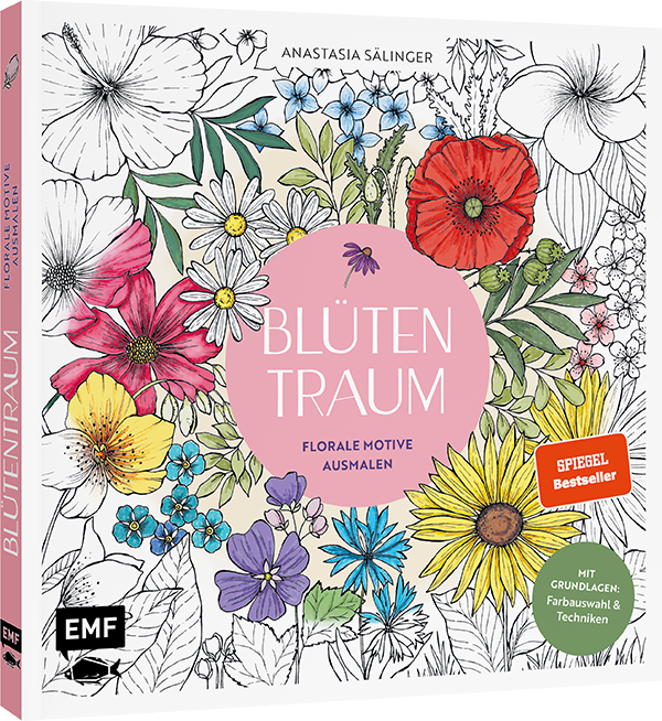 Blütentraum – Florale Motive ausmalen