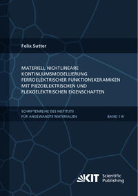 Materiell nichtlineare Kontinuumsmodellierung ferroelektrischer Funktionskeramiken mit piezoelektrischen und flexoelektrischen Eigenschaften