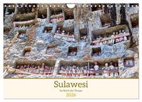 Sulawesi Im Reich der Torajas (Wandkalender 2026 DIN A4 quer), CALVENDO Monatskalender