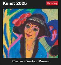 Vorderes Coverbild Kunst Tagesabreißkalender 2025 - Kulturkalender - Künstler, Werke, Museen