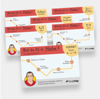 Mathe-Lernhefte Set (6 Hefte) für die 1. bis 4. Klasse