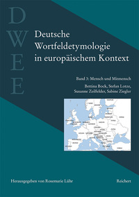 Vorderes Coverbild Deutsche Wortfeldetymologie in europäischem Kontext (DWEE)