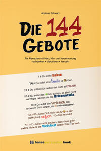 Vorderes Coverbild Die 144 Gebote