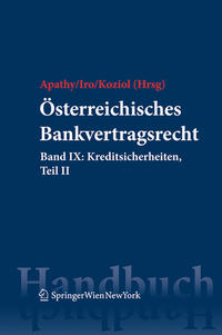 Vorderes Coverbild Österreichisches Bankvertragsrecht