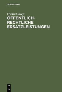 Vorderes Coverbild Öffentlich-rechtliche Ersatzleistungen