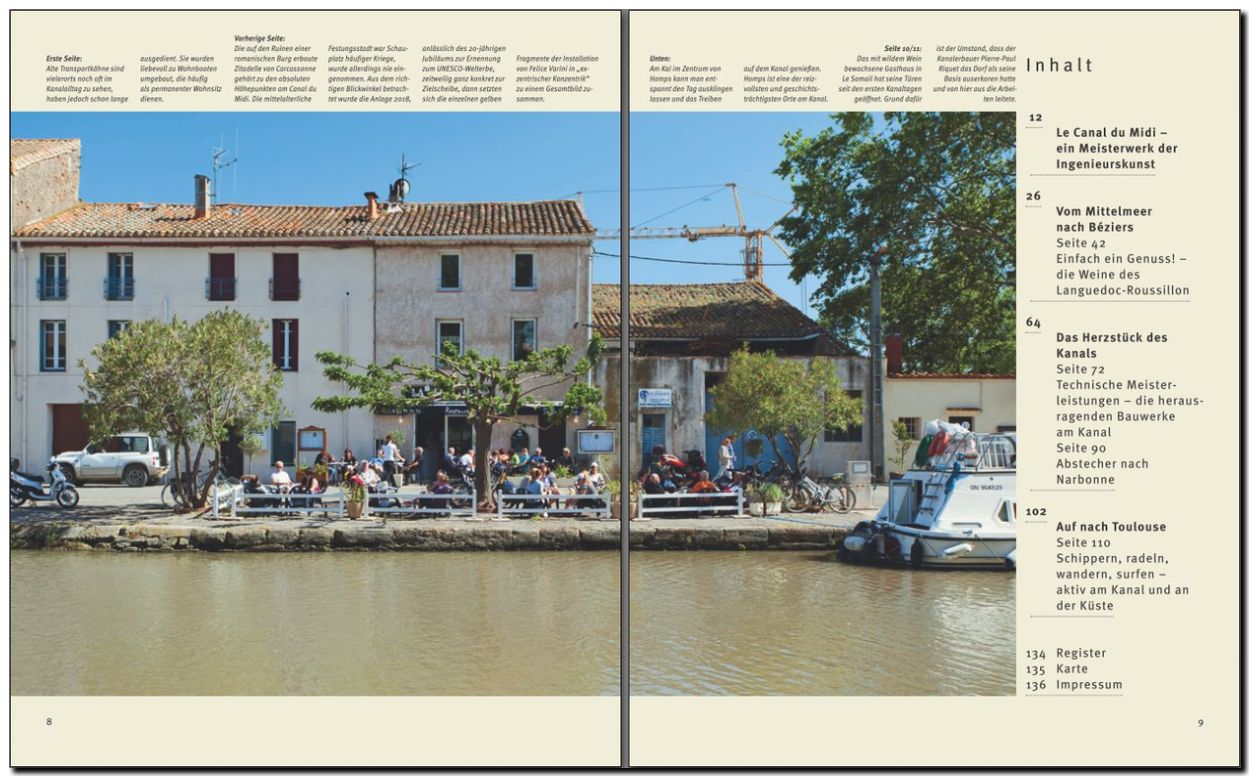 Beispielinhalt (Bild) Reise durch Canal du Midi