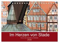 Im Herzen von Stade (Tischkalender 2026 DIN A5 quer), CALVENDO Monatskalender
