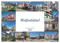 Wolfenbüttel - Historisches Fachwerk (Wandkalender 2025 DIN A2 quer), CALVENDO Monatskalender