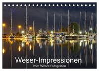Vorderes Coverbild Weser-Impressionen (Tischkalender 2025 DIN A5 quer), CALVENDO Monatskalender