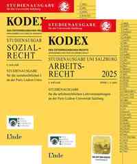 KODEX-Paket Studienausgabe Arbeits- und Sozialrecht Salzburg 2025