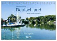 Hausbooturlaub Deutschland - Berlin und Brandenburg (Tischkalender 2026 DIN A5 quer), CALVENDO Monatskalender