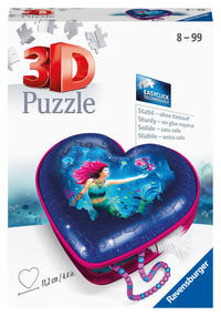 3D Puzzle Herzschatulle Bezaubernde Meerjungfrauen