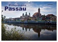 Pittoreskes Passau (Wandkalender 2025 DIN A2 quer), CALVENDO Monatskalender