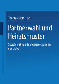 Vorderes Coverbild Partnerwahl und Heiratsmuster