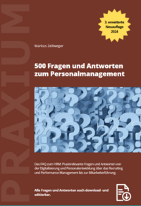 Vorderes Coverbild 500 Fragen und Antworten zum Personalmanagement