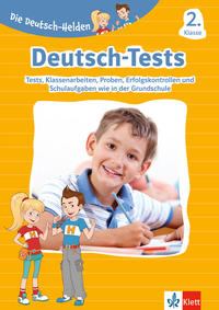 Vorderes Coverbild Klett Die Deutsch-Helden: Deutsch-Tests 2. Klasse