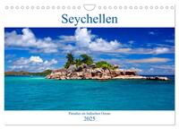Seychellen - Paradies im Indischen Ozean (Wandkalender 2025 DIN A4 quer), CALVENDO Monatskalender