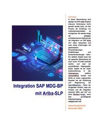 Integration von MDG-BP (Lieferant) mit SAP Ariba Supplier Lifecycle and Performance (SLP) im Rahmen des Business Partnering-Prozesses