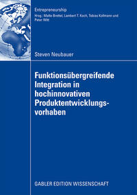 Vorderes Coverbild Funktionsübergreifende Integration in hochinnovativen Produktentwicklungsvorhaben