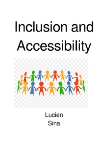 Inclusion and Accessibility