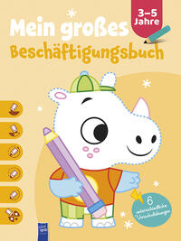 Mein großes Beschäftigungsbuch 3-5 Jahre (Cover Nashorn)