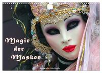 Magie der Masken (Wandkalender 2026 DIN A3 quer), CALVENDO Monatskalender