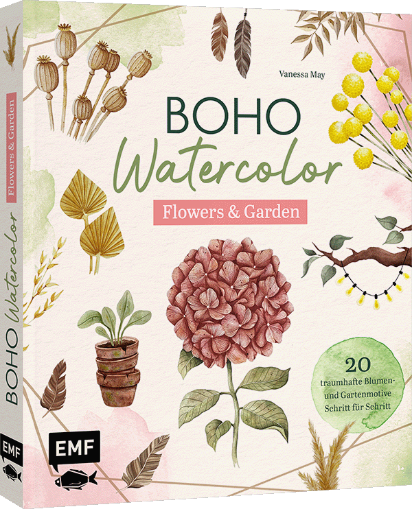 Boho Watercolor – Flowers & Garden