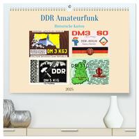 Vorderes Coverbild DDR Amateurfunk Historische Karten (hochwertiger Premium Wandkalender 2025 DIN A2 quer), Kunstdruck in Hochglanz