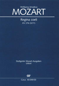 Regina coeli in C (Klavierauszug)