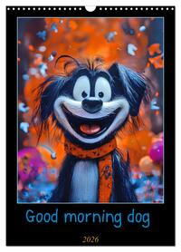 Good morning dog (Wandkalender 2026 DIN A3 hoch), CALVENDO Monatskalender