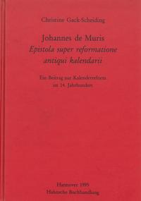 Johannes de Muris, Epistola super reformatione antiqui kalendarii