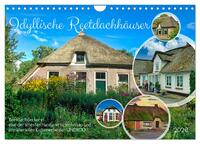 Idyllische Reetdachhäuser (Wandkalender 2026 DIN A4 quer), CALVENDO Monatskalender