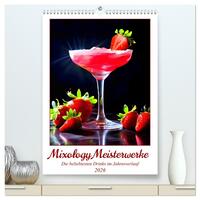 Mixology Meisterwerke (hochwertiger Premium Wandkalender 2026 DIN A2 hoch), Kunstdruck in Hochglanz