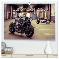 Custombikes 2025 (hochwertiger Premium Wandkalender 2025 DIN A2 quer), Kunstdruck in Hochglanz