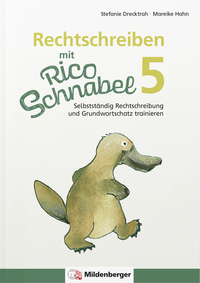 Vorderes Coverbild Rechtschreiben mit Rico Schnabel, Klasse 5