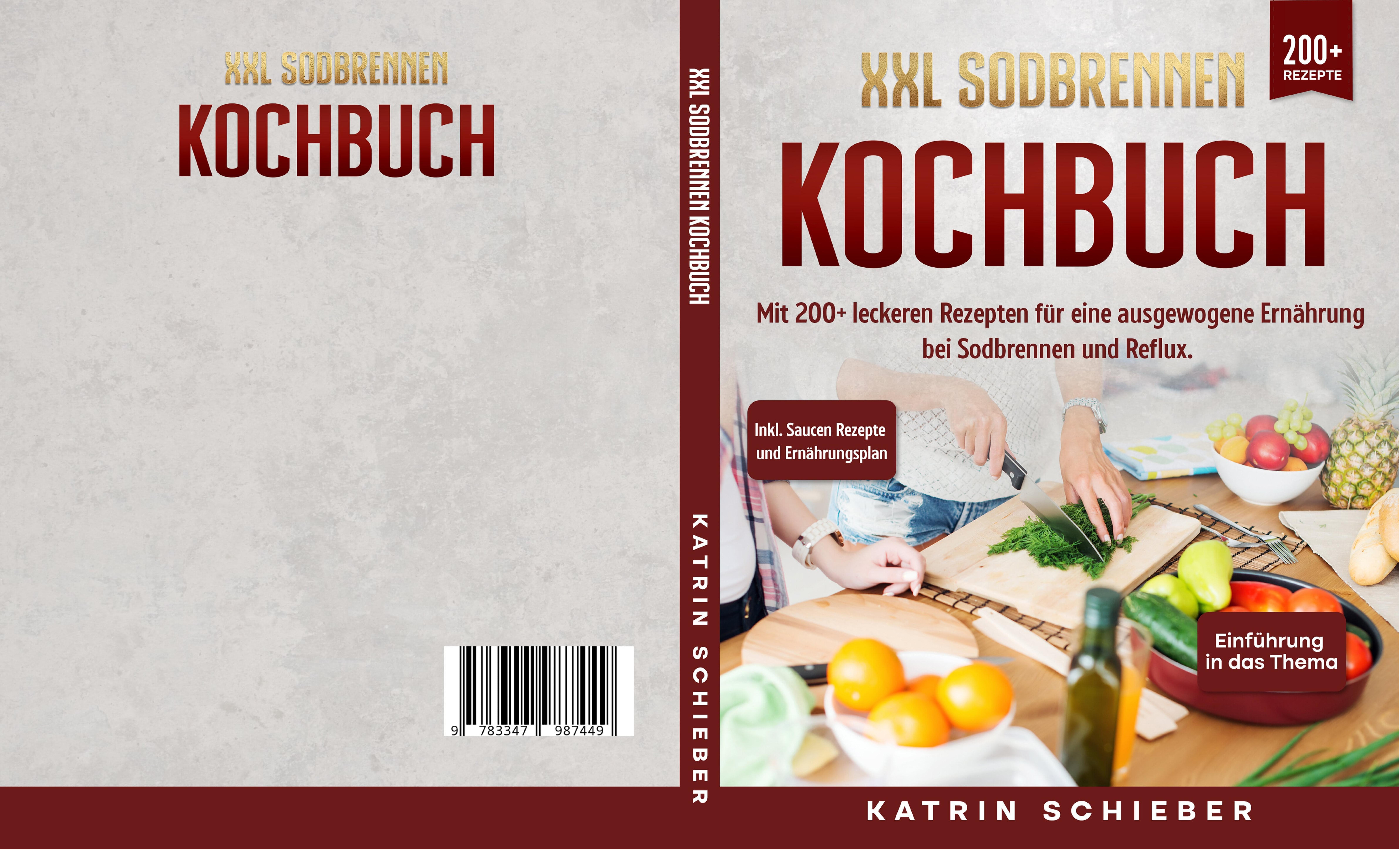 Gesamtes Coverbild XXL Sodbrennen Kochbuch