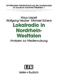 Vorderes Coverbild Lokalradio in Nordrhein-Westfalen — Analysen zur Mediennutzung