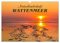 Naturlandschaft WATTENMEER (Wandkalender 2026 DIN A3 quer), CALVENDO Monatskalender