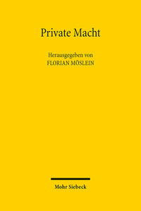 Vorderes Coverbild Private Macht