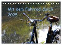 Mit dem Fahrrad durch 2025 (Tischkalender 2025 DIN A5 quer), CALVENDO Monatskalender