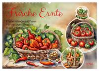 Frische Ernte (Wandkalender 2025 DIN A2 quer), CALVENDO Monatskalender