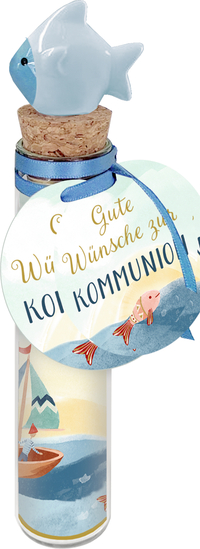 Wunscherfüller-Flaschenpost – Gute Wünsche zur Kommunion