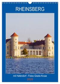 Rheinsberg mit Hafendorf (Wandkalender 2025 DIN A3 hoch), CALVENDO Monatskalender