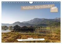 Schöne Alpenländer (Wandkalender 2026 DIN A4 quer), CALVENDO Monatskalender