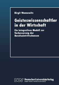 Vorderes Coverbild Geisteswissenschaftler in der Wirtschaft