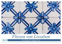 Fliesen von Lissabon (Wandkalender 2025 DIN A4 quer), CALVENDO Monatskalender