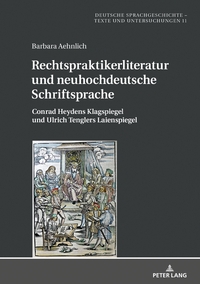 Vorderes Coverbild Rechtspraktikerliteratur und neuhochdeutsche Schriftsprache